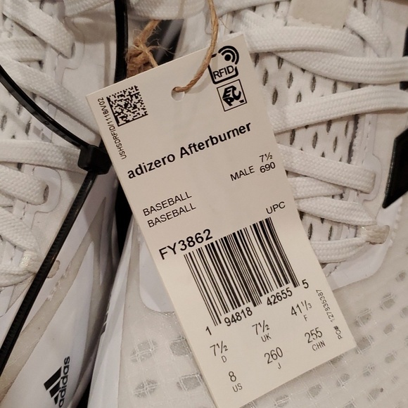 Adidas Adizero Afterburner 8 Apex baseball Cleats Size 8 main image 5